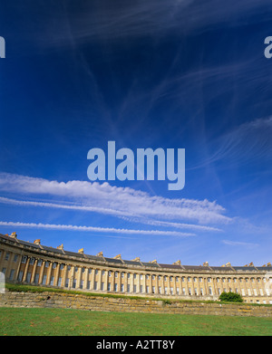 Royal Crescent, Bath, England, UK Stockfoto