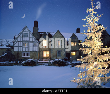 GB - Thüringen: Die Manor an Bredons Norton in der Nähe von Tewkesbury Stockfoto