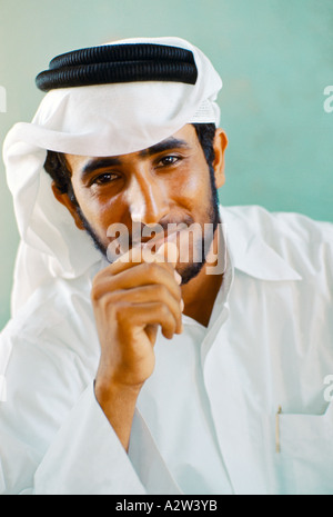 Dubai-VAE-Porträt von Arabische Mann Stockfoto