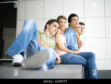 Teenager hängen Stockfoto