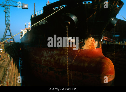 Falmouth Docks, Cornwall, England. Stockfoto