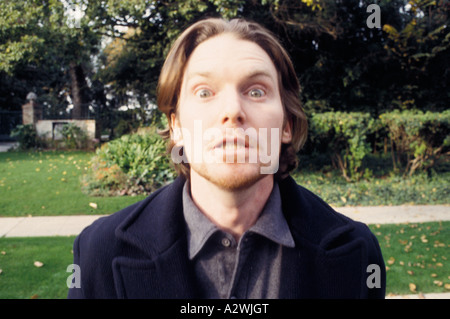 Junger Mann, portrait Stockfoto