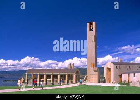 Mission Hill Family Estate Winery, Westbank, West Kelowna, BC, South Okanagan Valley, British Columbia, Kanada - Glockenturm Stockfoto