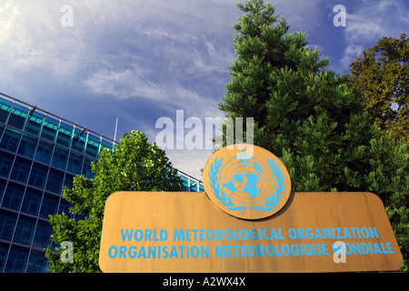 World Meteorological Organization Headquarters in Genf, Schweiz Stockfoto