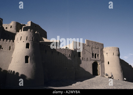 Die Zitadelle von der zerstörten Stadt Bam in Kerman Provinz Süd-Ost-Iran Iran.  Die Stadt war bis 1850 besetzt. Stockfoto