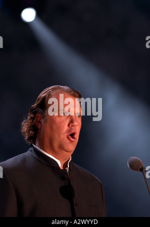 Sir Bryn Terfel in Konzert Stockfoto