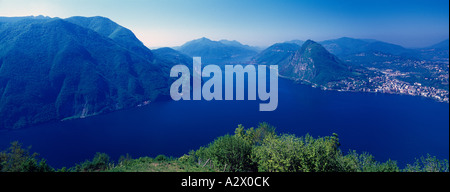 Lake Lugano Ticino Switzerland Stockfoto