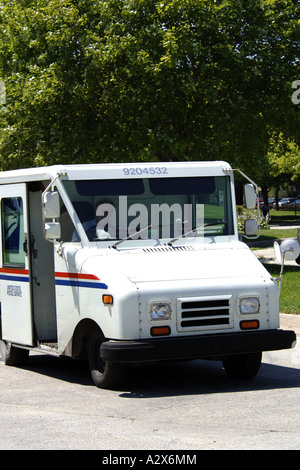Ein Lieferfahrzeug Grumman LLV US-Mail-Dienst. Stockfoto
