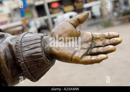 Die Nachtwache Skulpturen Rembrandtplein Amsterdam 2006 Stockfoto