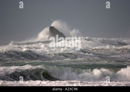 Stürmische See Stockfoto