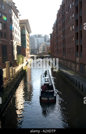 Rochdale Kanal Manchester UK nahe Bridgewater Hall auf der Rückseite Bridgewater Street Stockfoto
