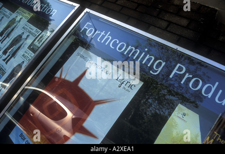 Plakat am Lyric Players Theatre Belfast Nordirland Vereinigtes Königreich UK Europe Stockfoto