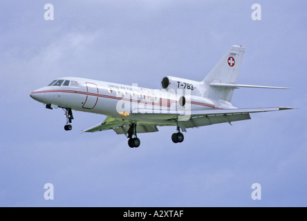 Schweizer Luftwaffe Dassault Falcon 50 Stockfoto