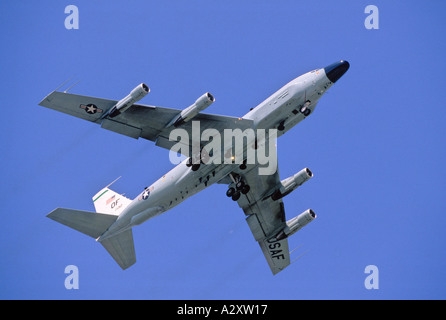 US-Luftwaffe Boeing RC-135 elektronischer Aufklärer Stockfoto