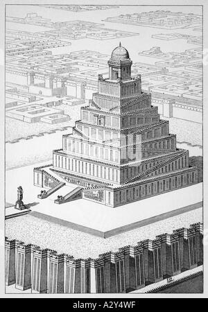 Irak-Archäologie-Babylon Stockfoto