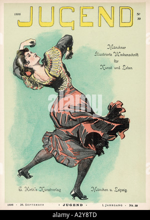 Spanische Tänzerin 1896 Stockfoto