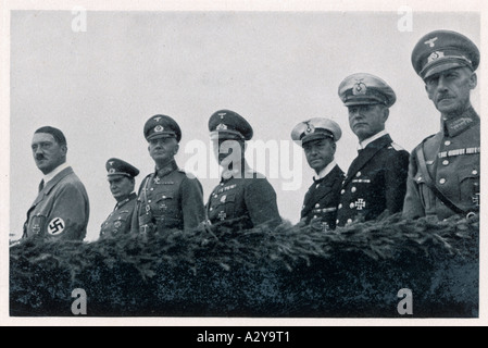 Hitler und der Wehrmacht Stockfoto