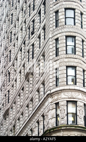 New Yorks Flatiron Gebäude, entworfen von Daniel Burnham-New York-USA Stockfoto