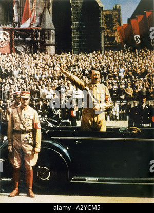 Hitler Nürnberg Stockfoto