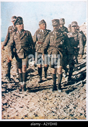 Erwin Rommel Afrika Korp Stockfoto