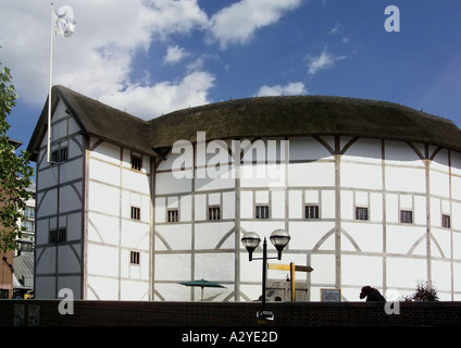 Gegründet durch die wegweisende amerikanische Schauspieler Regisseur Sam Wanamaker Shakespeares Globe Stockfoto