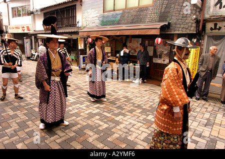 Daimyo feudalen Prozession Taketa Stadt Oita Präfektur Kyushu, Japan Stockfoto