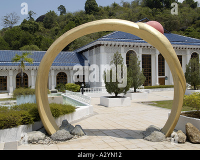 Detail der Garten und Skulptur an Handwerk komplexe Langkawi Langkawi Malaysia Stockfoto