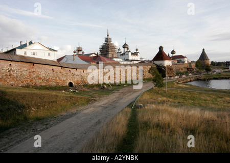 Solovetsky Kloster, große Solovetsky Island, weißes Meer, Russland Stockfoto