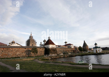 Solovetsky Kloster, große Solovetsky Island, weißes Meer, Russland Stockfoto