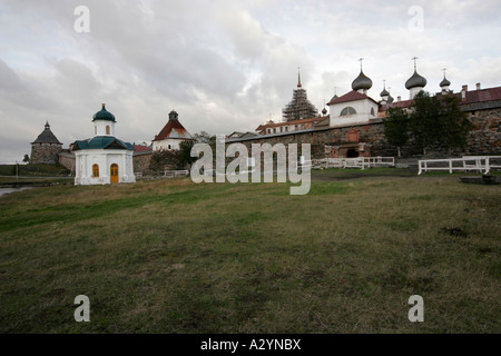 Solovetsky Kloster, große Solovetsky Island, weißes Meer, Russland Stockfoto