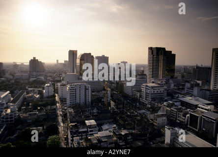 Blick über zentral-Bangkok, Thailand Stockfoto