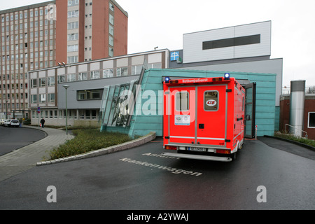 DEU-Deutschland Unfall Einheit Notaufnahme eines Krankenhauses Stockfoto