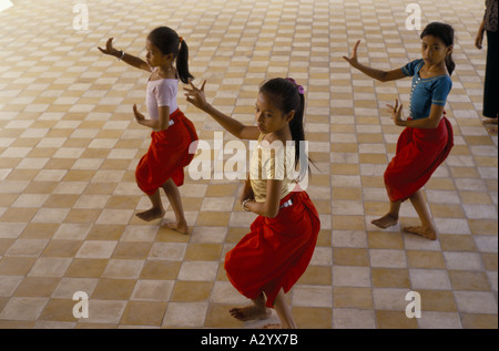Kambodscha klassischen Tanz Schule Phnom penh Stockfoto