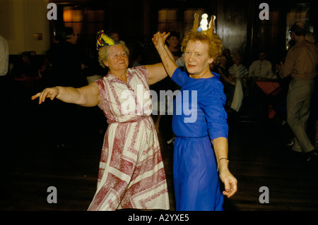 Rentner-Tees tanzen Rathaus London 1990 1990 Stockfoto