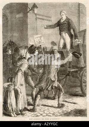 1819 Peterloo-Jagd Stockfoto