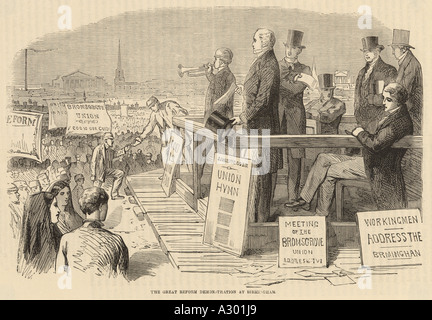 Reform, 1832-Birmingham Stockfoto