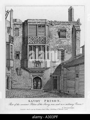 Savoy-Gefängnis-London Stockfoto