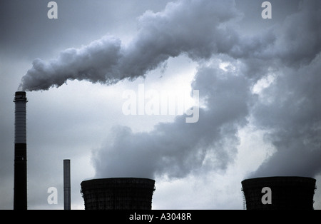 Shell Rheinland Raffinerie, Köln, Wesseling, Deutschland. Stockfoto