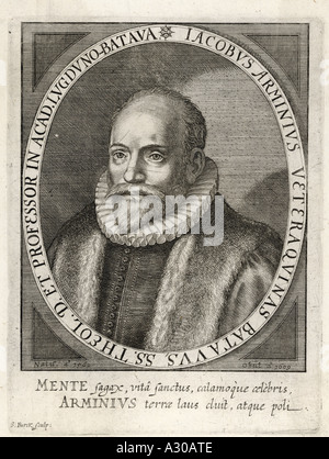 Jacobus Arminius Stockfoto