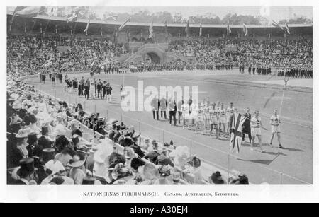 Olympischen Spiele 1912 in Stockholm Stockfoto