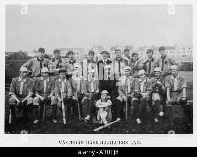 Olympischen Spiele 1912 Basis Team Stockfoto