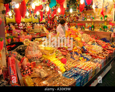 CHRISTMAS MARKET ROM, ITALIEN Stockfoto