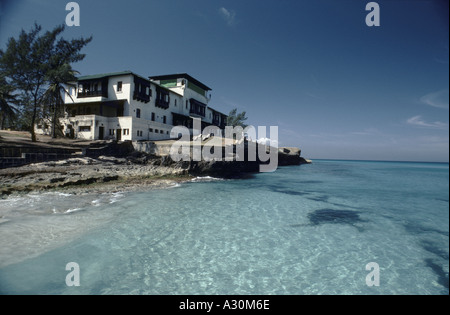 Das Gebiet wo Irenee Dupont seine eigene Xanadu auf den reinen weißen Sandstränden von Varadero in Kuba baute Stockfoto