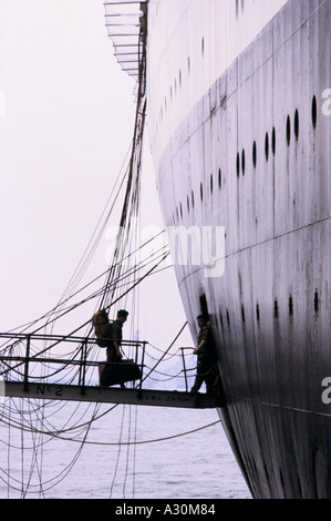 QE2 Salis für Falkland-Inseln 1982 Stockfoto