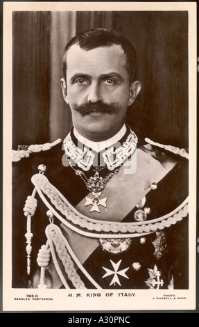 Vittorio Emanuele Iii Stockfoto