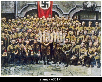 Hitler F Schule München Stockfoto