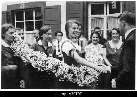 Hitler Odenwald 1932 Stockfoto