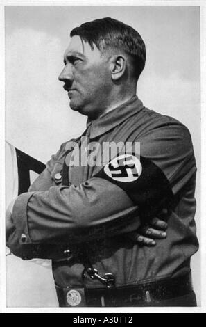 Hitler spricht 2 von 3 Stockfoto