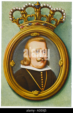 Philipp Iv.-Spanien-Miniatur Stockfoto