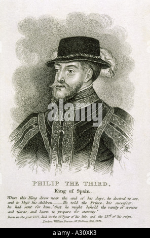Philip Iii Spanien Darton Stockfoto
